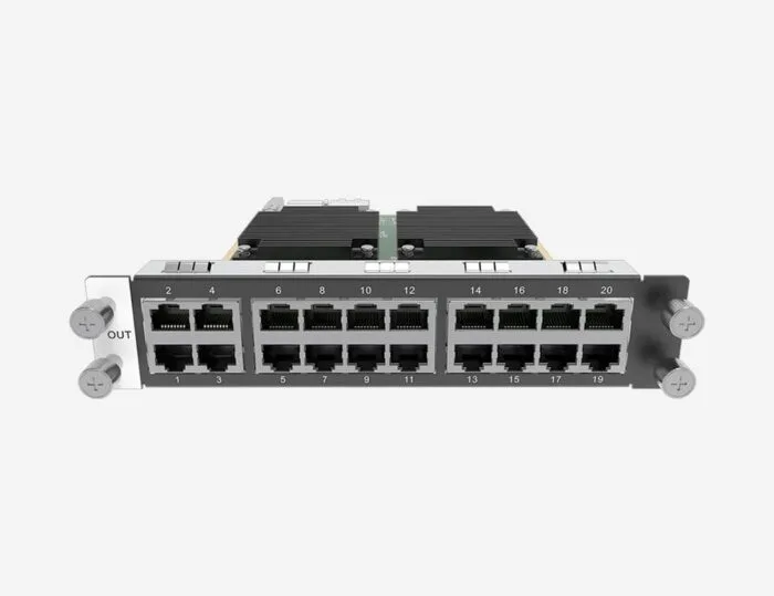 20x Fiber output Card Front