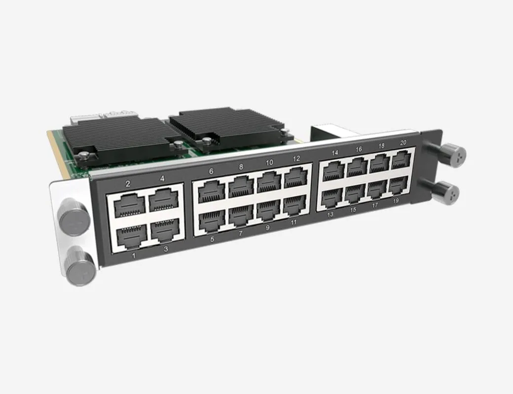 20x Fiber output Card Left