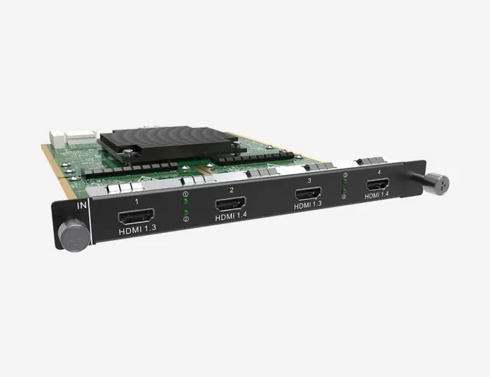 H Series 4 x HDMI Input Card Left