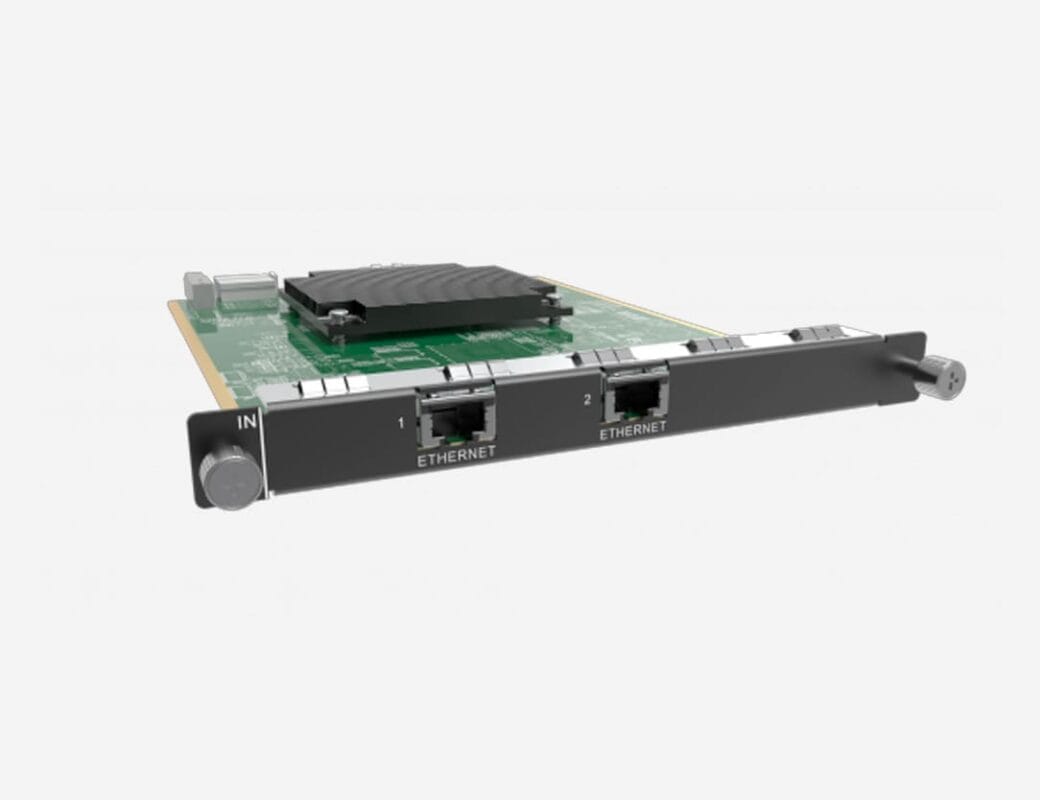 H_2xRJ45 IP Input Card Left