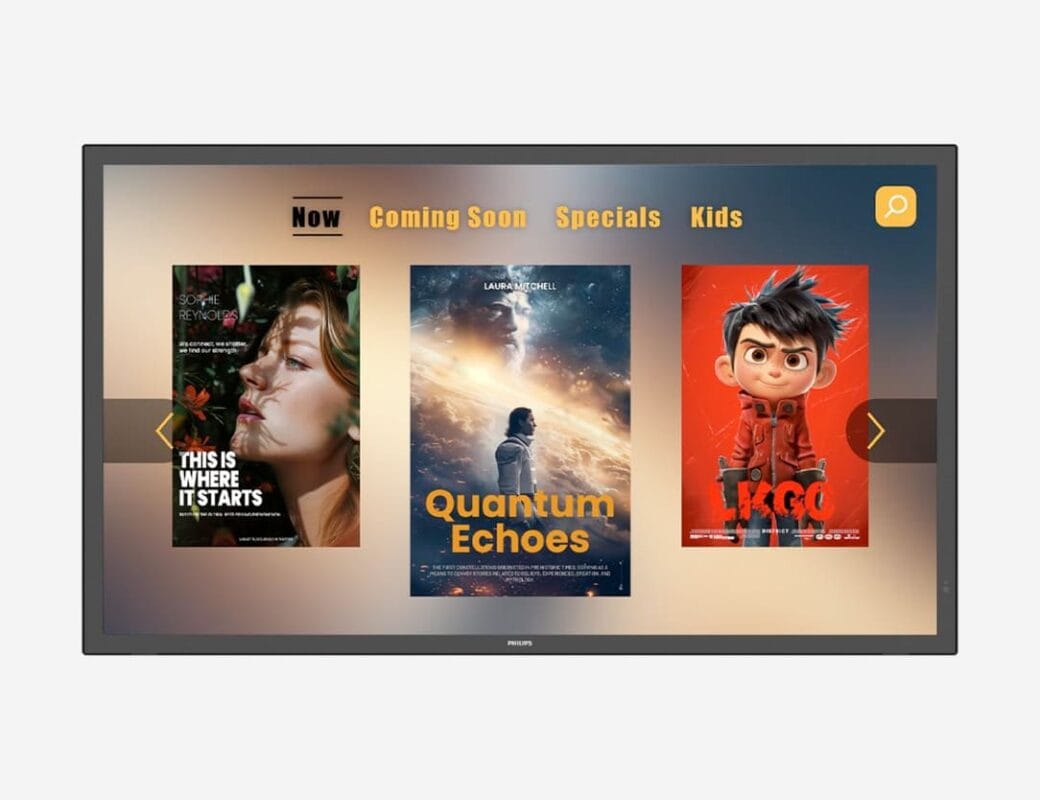 T-Line Philips Interactive Touch Display