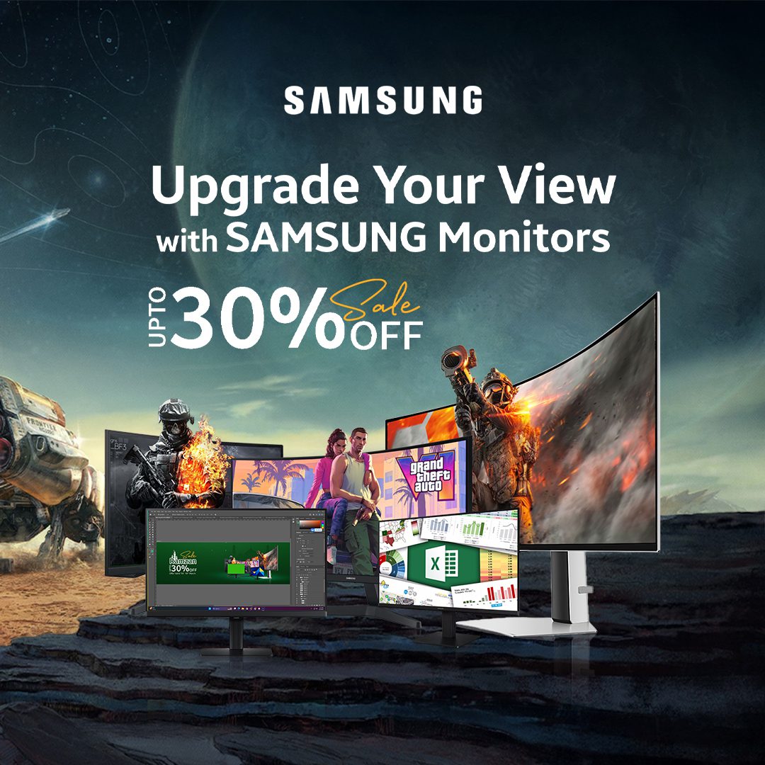 Samsung Monitors Banner For Meeram store mobile