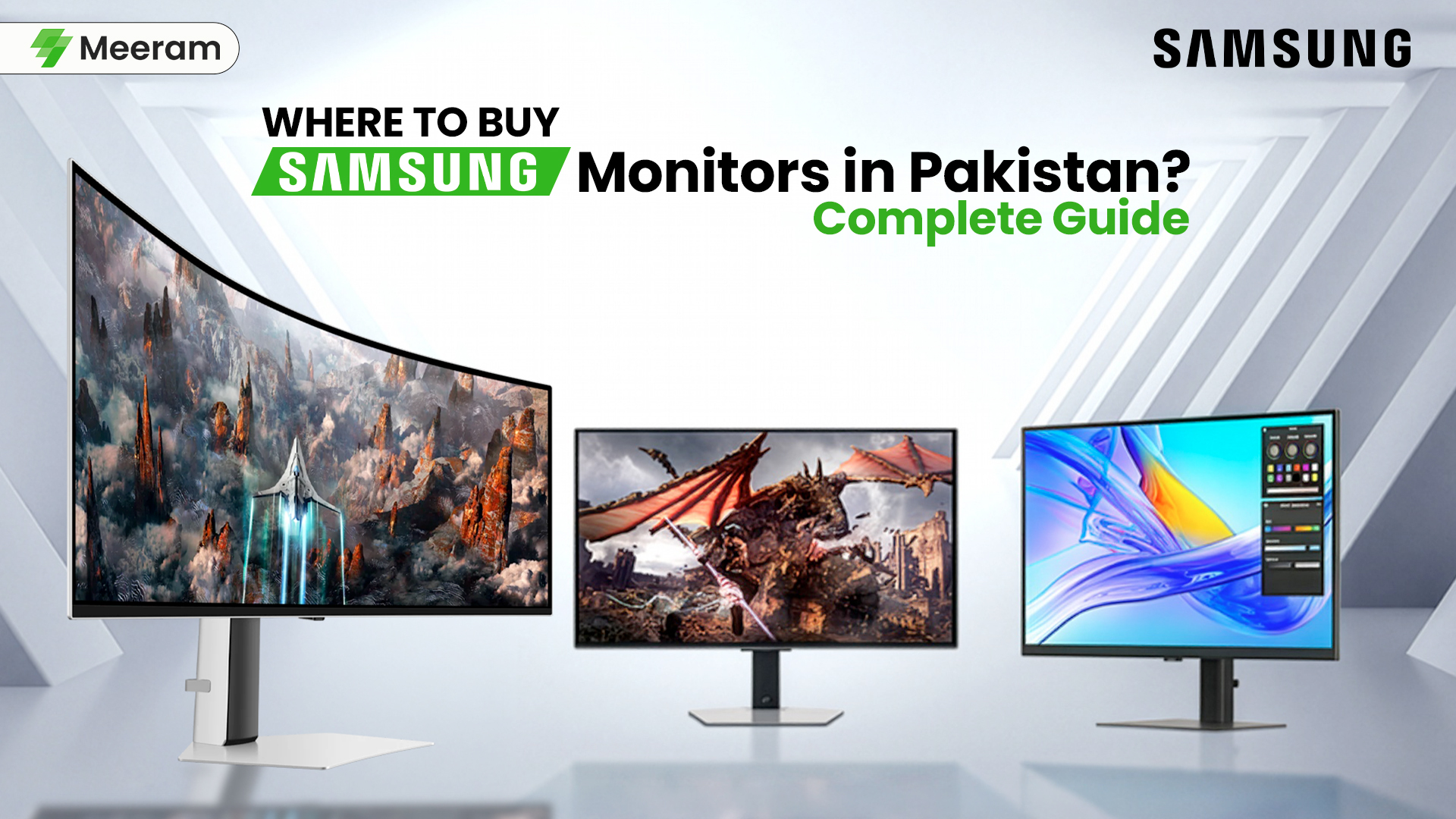 Where to Buy Samsung Monitors in Pakistan Complete Guide-Meeram Store